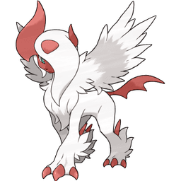 Mega Absol shiny artwork