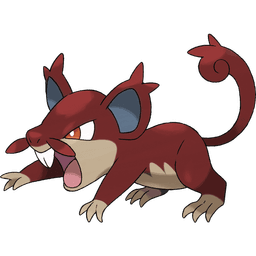 Alolan Rattata shiny artwork