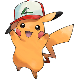 Original Cap Pikachu shiny artwork