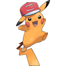 Alola Cap Pikachu shiny artwork