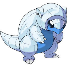 Alolan Sandshrew shiny artwork