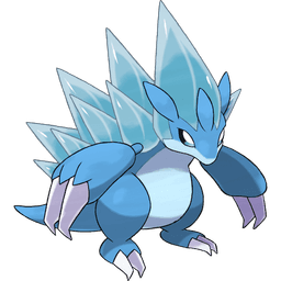 Alolan Sandslash shiny artwork