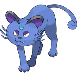 Alolan Persian shiny artwork