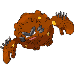 Alolan Graveler shiny artwork
