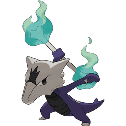 Alolan Marowak shiny artwork