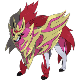 Crowned Zamazenta shiny artwork