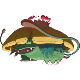 Gigantamax Venusaur shiny artwork