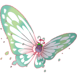 Gigantamax Butterfree shiny artwork