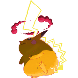 Gigantamax Pikachu shiny artwork