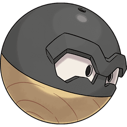Hisuian Voltorb shiny artwork