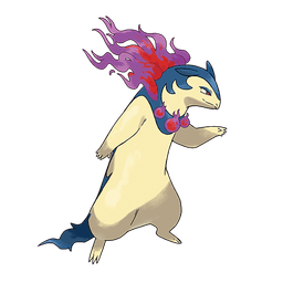 Hisuian Typhlosion shiny artwork