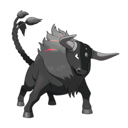 Paldean Tauros (Blaze Breed) shiny artwork