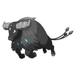 Paldean Tauros (Aqua Breed) shiny artwork