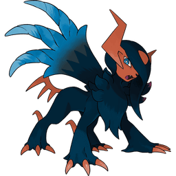 Mega Absol Z shiny artwork