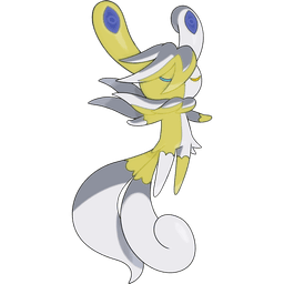 Mega Meowstic shiny artwork