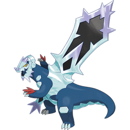 Mega Baxcalibur shiny artwork