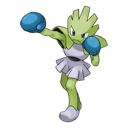 Hitmonchan shiny artwork