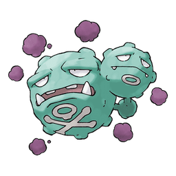 Weezing shiny artwork