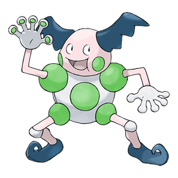 Mr. Mime shiny artwork
