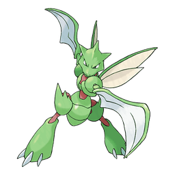 Scyther shiny artwork