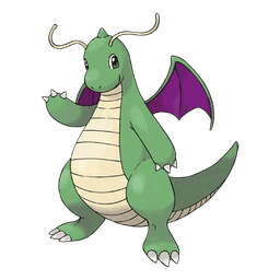 Dragonite shiny artwork