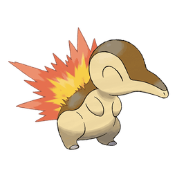 Cyndaquil shiny artwork