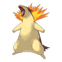 Typhlosion shiny artwork