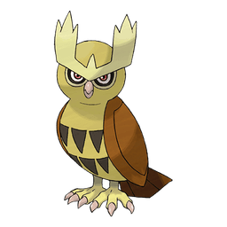 Noctowl shiny artwork