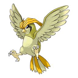 Pidgeotto shiny artwork