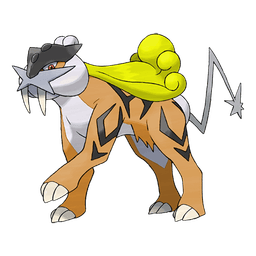 Raikou shiny artwork