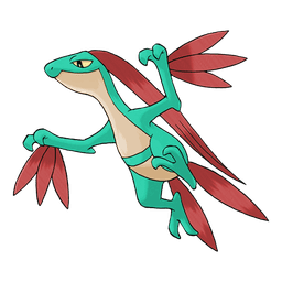 Grovyle shiny artwork