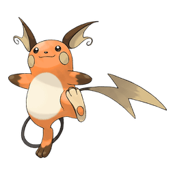 Raichu shiny artwork