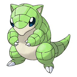 Sandshrew shiny artwork