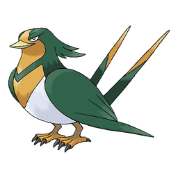 Swellow shiny artwork