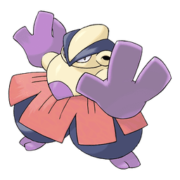 Hariyama shiny artwork