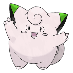 Clefairy shiny artwork