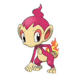 Chimchar shiny artwork