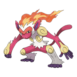Infernape shiny artwork