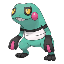 Croagunk shiny artwork
