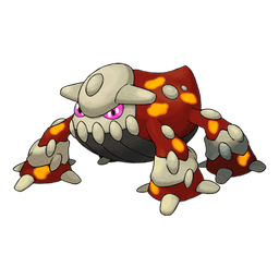 Heatran shiny artwork