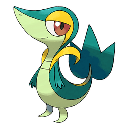 Snivy shiny artwork