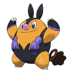 Pignite shiny artwork