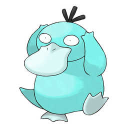 Psyduck shiny artwork