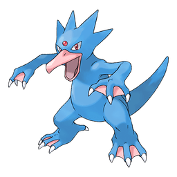 Golduck shiny artwork