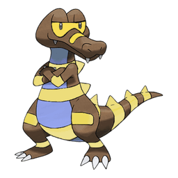 Krokorok shiny artwork