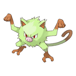 Mankey shiny artwork