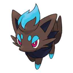 Zorua shiny artwork