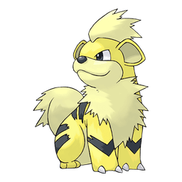 Growlithe shiny artwork