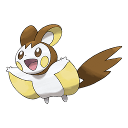 Emolga shiny artwork