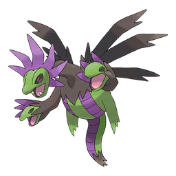 Hydreigon shiny artwork